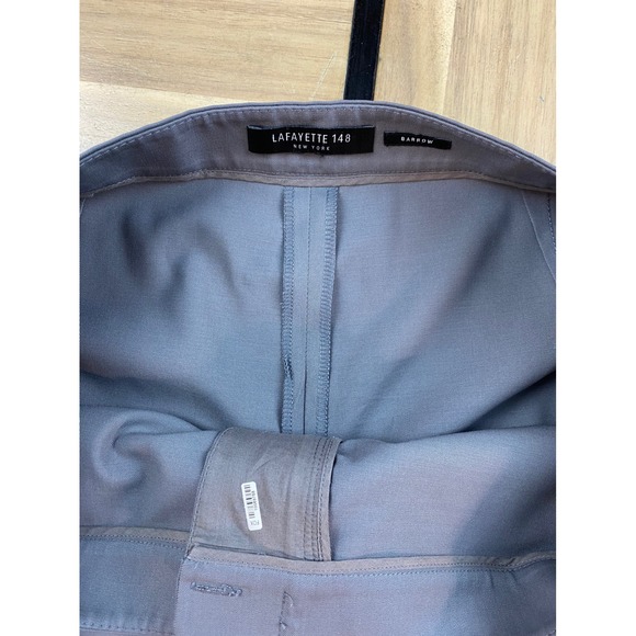 LAFAYETTE 148 Barrow Gray Dress Pants Women's Tailored Business Casual Size - Picture 3 of 4
